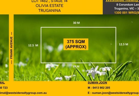 Lot 1452,  Stage 14, Olivia Estate Truganina VIC 3029